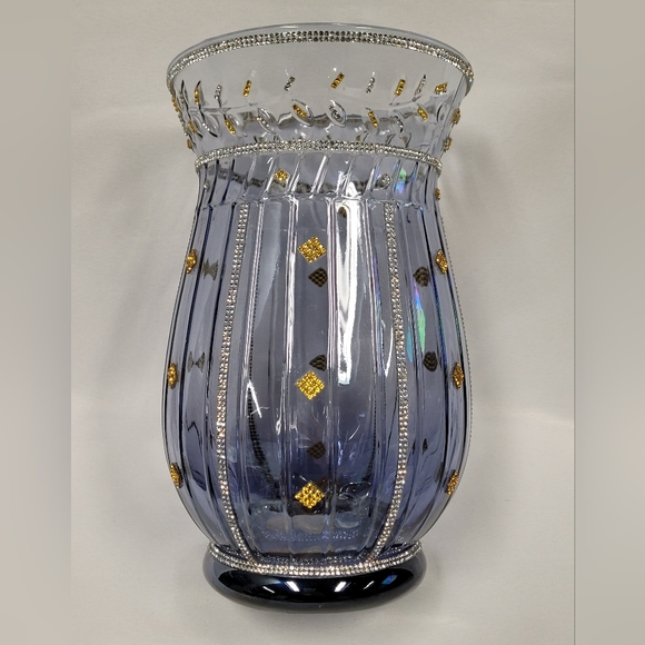 Slate Blue Urn Vase - Picture 1 of 3